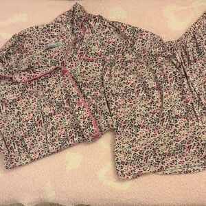 Comfy Pink Leopard Print Pajama Set